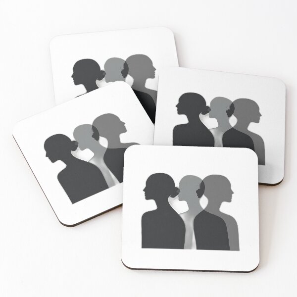 Item preview, Monochrome Abstract Human Figures designed and sold by sharon1210.