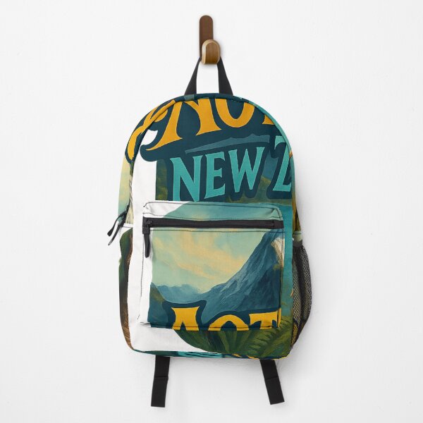 Item preview, Aotearoa New Zealand with Kiwi Bird and Mountain View designed and sold by Places On Earth.