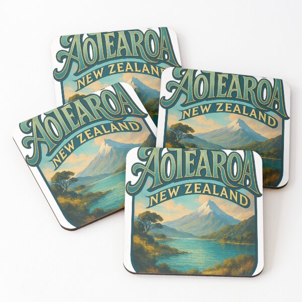 Item preview, Aotearoa New Zealand Mountain and Lake Scene designed and sold by Places On Earth.