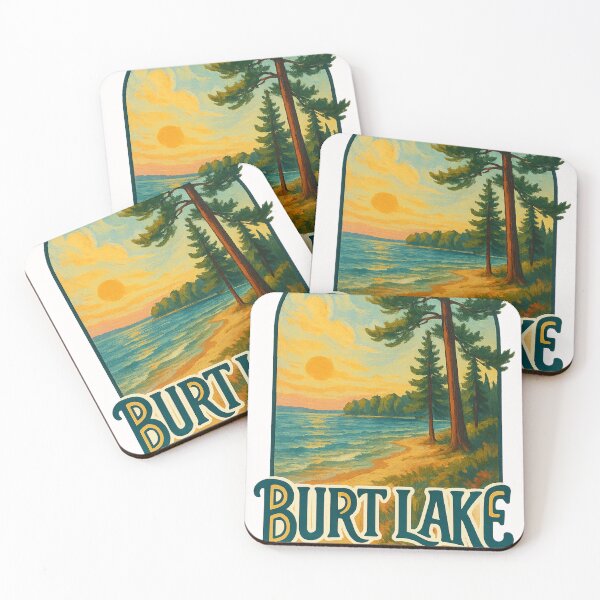 Item preview, Burt Lake State Park Shoreline and Pines, Michigan designed and sold by Places On Earth.