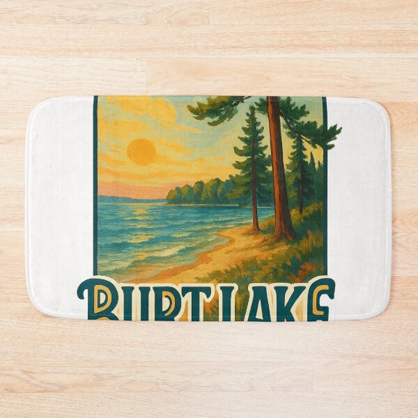 Item preview, Burt Lake State Park Shoreline and Pines, Michigan designed and sold by Places On Earth.