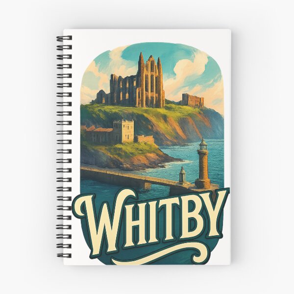 Item preview, Whitby Abbey and Harbour Entrance, England designed and sold by Places On Earth.