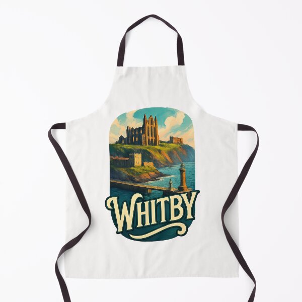 Item preview, Whitby Abbey and Harbour Entrance, England designed and sold by Places On Earth.