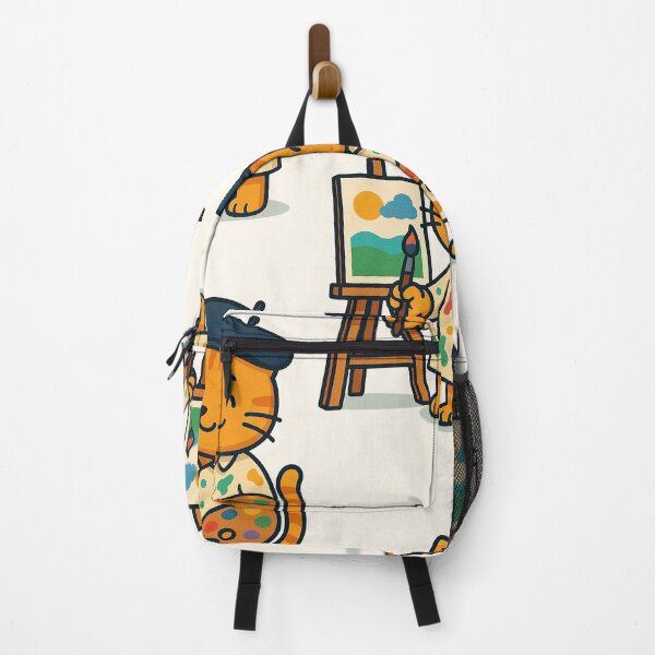 Item preview, Cute Artist Cat – Funny Painting Cartoon Design designed and sold by HoopeStylee.