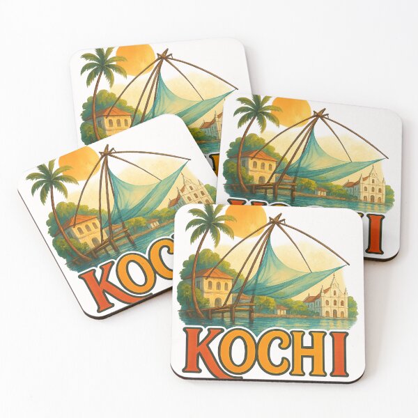 Item preview, Kochi Waterfront with St. Francis Church, Kerala designed and sold by Places On Earth.