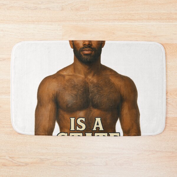 Item preview, Daddy Is a State of Mind with Muscular Black Man designed and sold by Places On Earth.