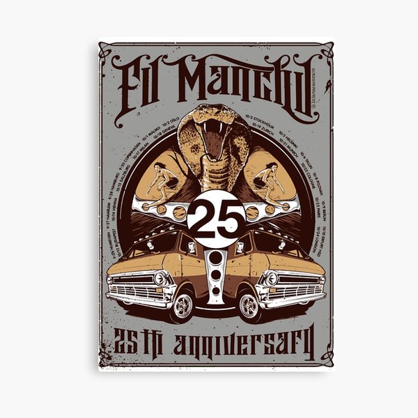fu manchu シルクスクリーン　ポスター Fu Manchu Logo Posters for Sale | Redbubble