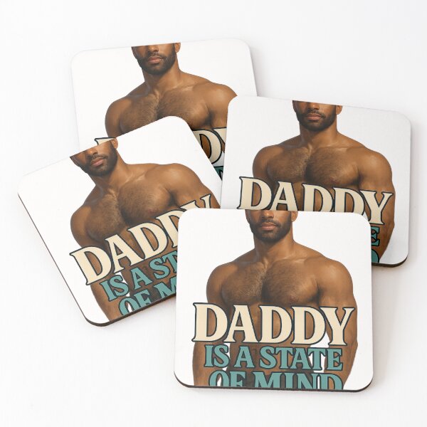 Item preview, Daddy Is a State of Mind with Shirtless Black Man designed and sold by Places On Earth.