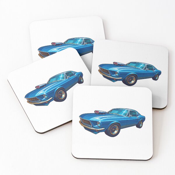 Item preview, Mustang with blower scoop color designed and sold by Hoppzshopz.