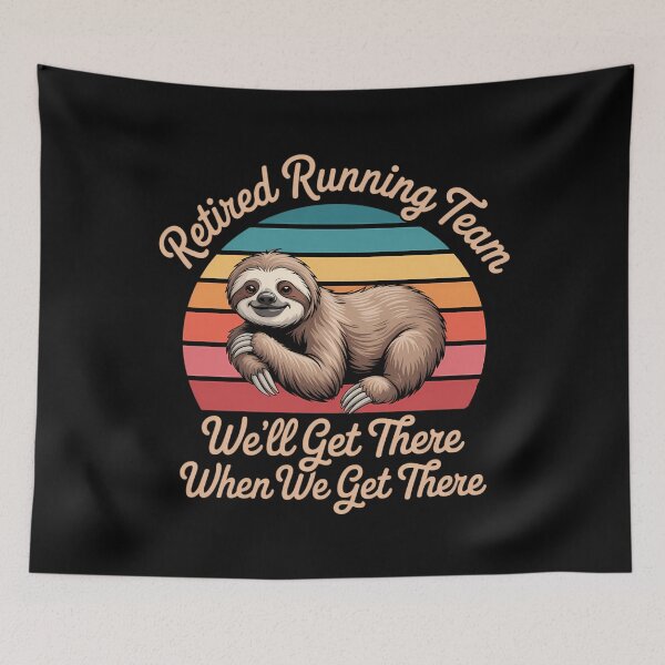 Item preview, Retired Running Funny Marathon Runner Retirement designed and sold by CookWorldLaughs.