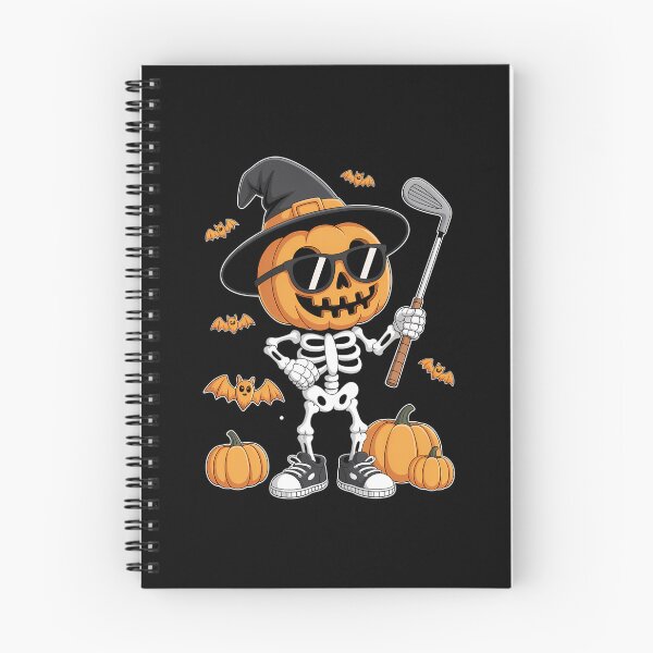Item preview, Skeleton Golf Funny Pumpkin Golfing Golfer Halloween designed and sold by CookWorldLaughs.