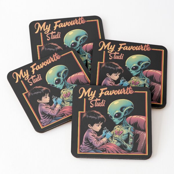 Item preview, My Favourite Studio – Cute Child Tattooing Alien Art designed and sold by Dospart.