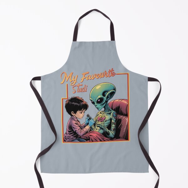 Item preview, My Favourite Studio – Cute Child Tattooing Alien Art designed and sold by Dospart.
