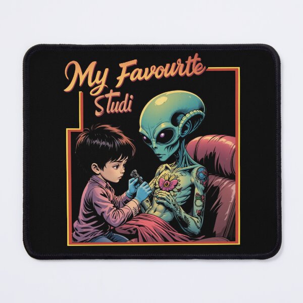 Item preview, My Favourite Studio – Cute Child Tattooing Alien Art designed and sold by Dospart.