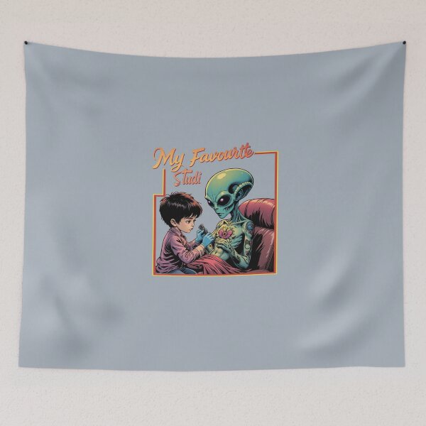 Item preview, My Favourite Studio – Cute Child Tattooing Alien Art designed and sold by Dospart.