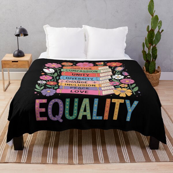 Item preview, Floral Book Equality Human Rights, Social Justice Peace Love  designed and sold by sheenmi.