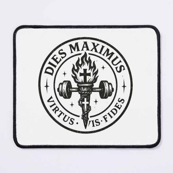 Item preview, Dies Maximus – Strength, Faith & Power Emblem designed and sold by NoRestDesigns.