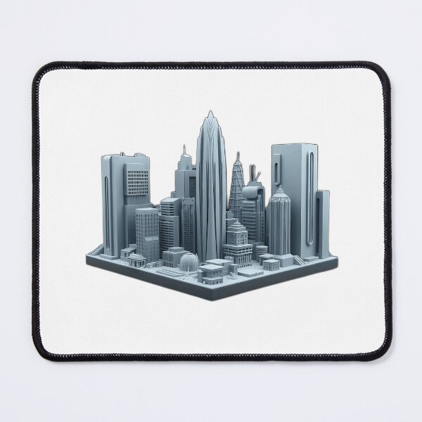 Item preview, 3D Printed Futuristic City Skyline designed and sold by sharon1210.