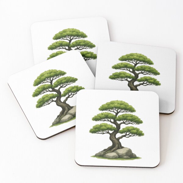 Item preview, Traditional Bonsai Tree – Minimalist Japanese Art designed and sold by NoRestDesigns.