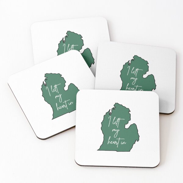 Item preview, I left my heart in Michigan  designed and sold by LunarFields.