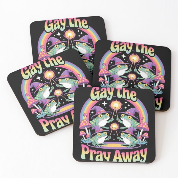Item preview, Gay The Pray Away Rainbow Meme Frogs Lgbt Pride Lgbt4  designed and sold by sheenmi.