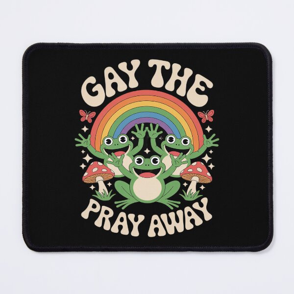 Item preview, Gay The Pray Away Rainbow Meme Frogs LGBT Pride LGBTQ12 designed and sold by sheenmi.