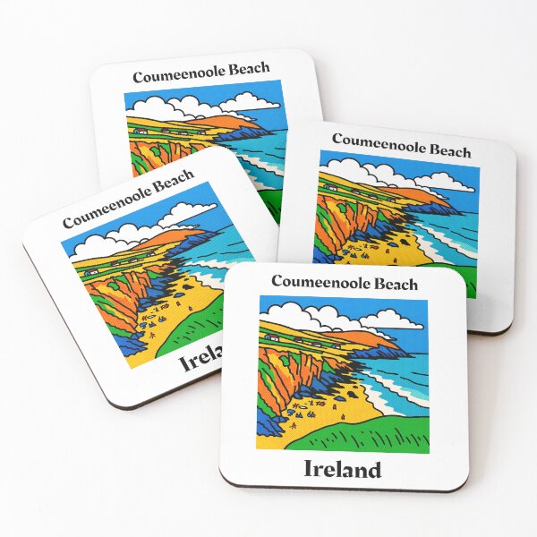 Item preview, Pop-Art Ireland: Iconic Landmark Print - Coumeenoole Beach, County Kerry, Ireland designed and sold by CollyFlowerDesign.