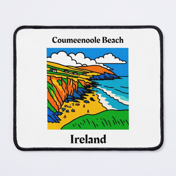 Item preview, Pop-Art Ireland: Iconic Landmark Print - Coumeenoole Beach, County Kerry, Ireland designed and sold by CollyFlowerDesign.