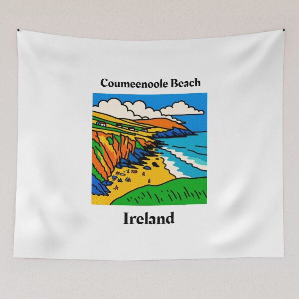 Item preview, Pop-Art Ireland: Iconic Landmark Print - Coumeenoole Beach, County Kerry, Ireland designed and sold by CollyFlowerDesign.