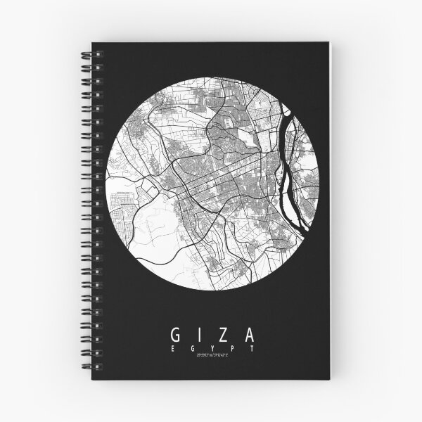 Item preview, Giza City Map of Egypt - Full Moon designed and sold by deMAP.