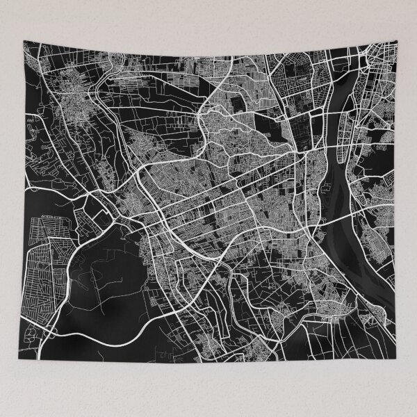 Item preview, Giza City Map of Egypt - Full Moon designed and sold by deMAP.