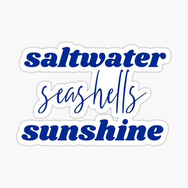 Item preview, Saltwater Seashells Sunshine designed and sold by Coastalcheers25.