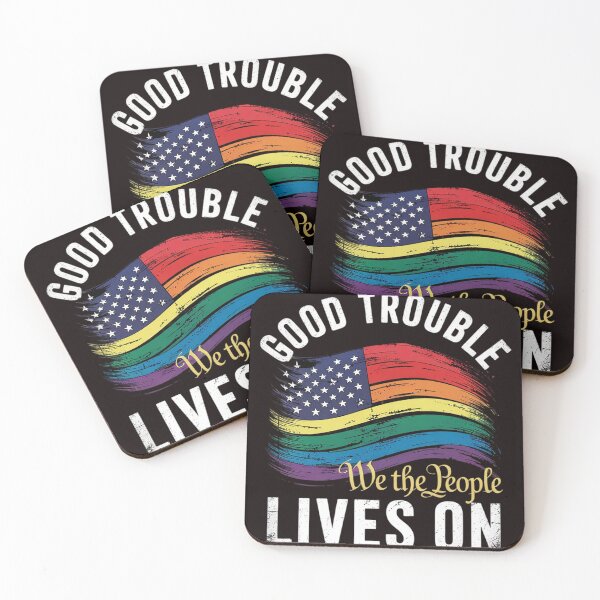 Item preview, Good Necessary Trouble Lives On Resistance Political  designed and sold by sheenmi.