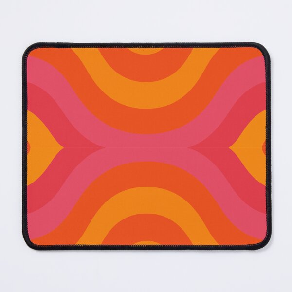 Item preview, Retro psychedelic waves in warm tones designed and sold by Yuliik.