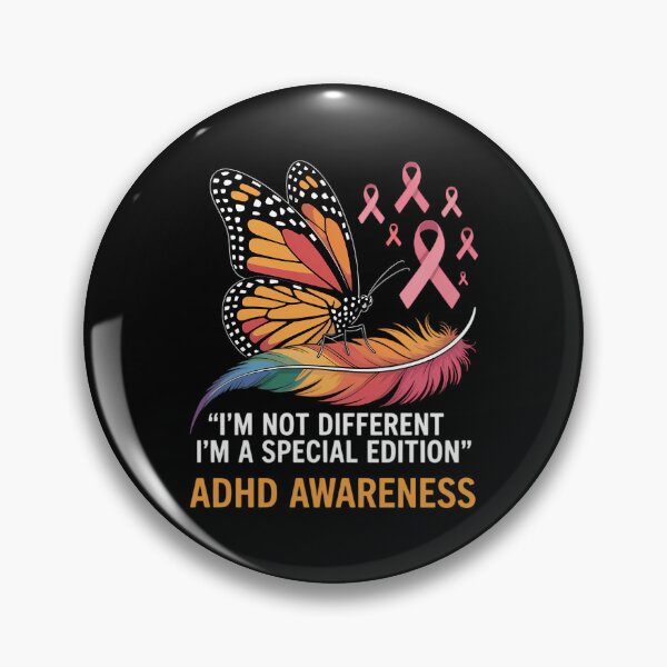 Item preview, ADHD Awareness Safety Attention Deficit Warrior Survivor designed and sold by DoorwayThreads.
