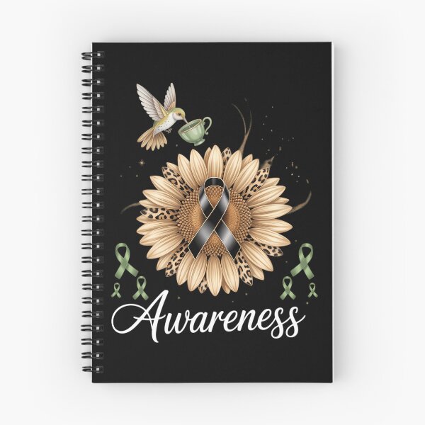 Item preview, Adhd Awareness Sunflower Hummingbird Ribbon designed and sold by DoorwayThreads.