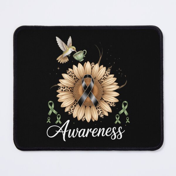 Item preview, Adhd Awareness Sunflower Hummingbird Ribbon designed and sold by DoorwayThreads.