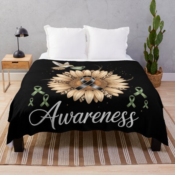 Item preview, Adhd Awareness Sunflower Hummingbird Ribbon designed and sold by DoorwayThreads.