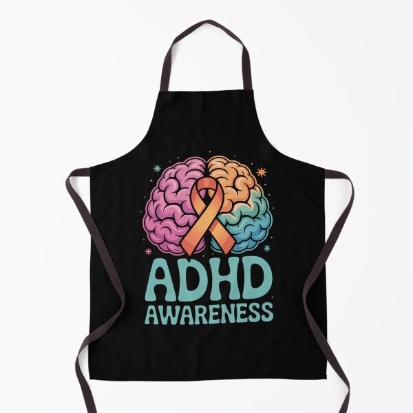 Item preview, ADHD Awareness Winning Attention Warrior Survivor designed and sold by DoorwayThreads.