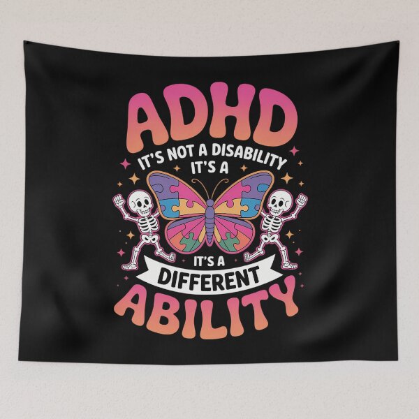 Item preview, ADHD Its Not A Disability Its A Different Disability designed and sold by DoorwayThreads.