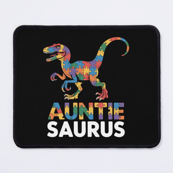 Item preview, Auntie Saurus Autism Awareness Autistic Autism Aunt designed and sold by DoorwayThreads.
