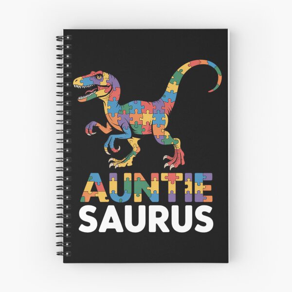 Item preview, Auntie Saurus Autism Awareness Autistic Autism Aunt designed and sold by DoorwayThreads.