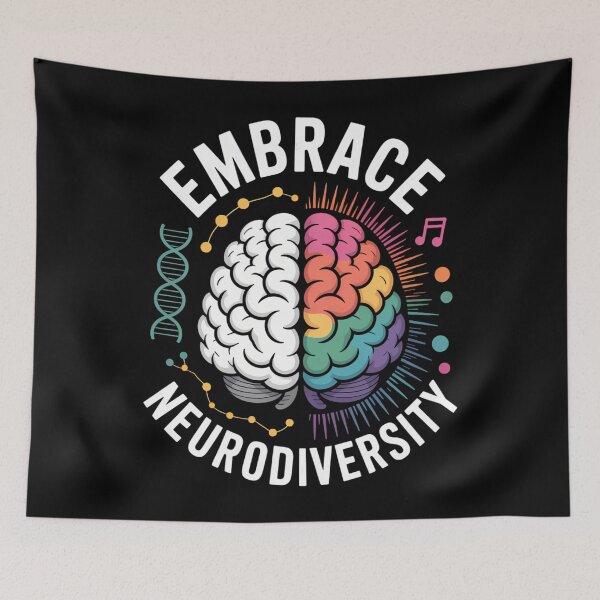 Item preview, Neurodiversity ADHD Autism Awareness designed and sold by DoorwayThreads.