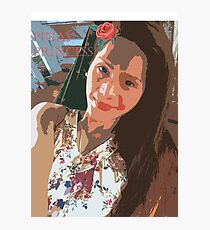 Pinay Modell Fotodruck