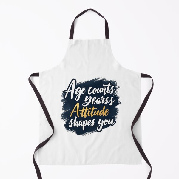Item preview, Age Counts Years Attitude Shapes You Bold Typography Design designed and sold by Irene Catchmind.