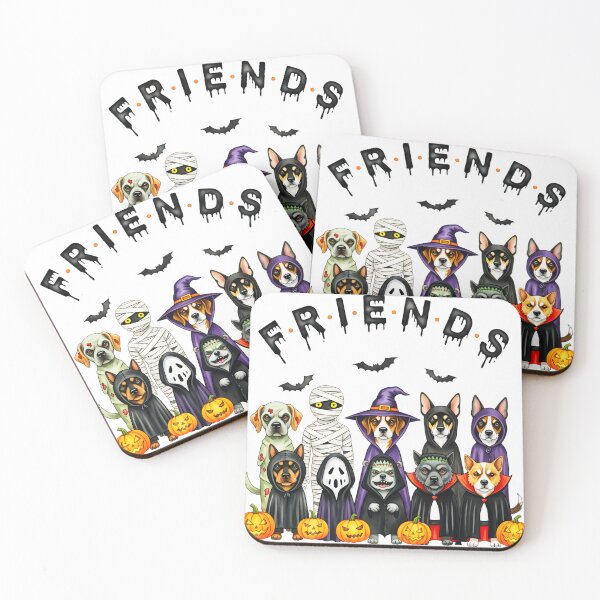 Item preview, Halloween Dog Friends – Cute Watercolor Dog Breeds in Spooky Costumes designed and sold by Echala.