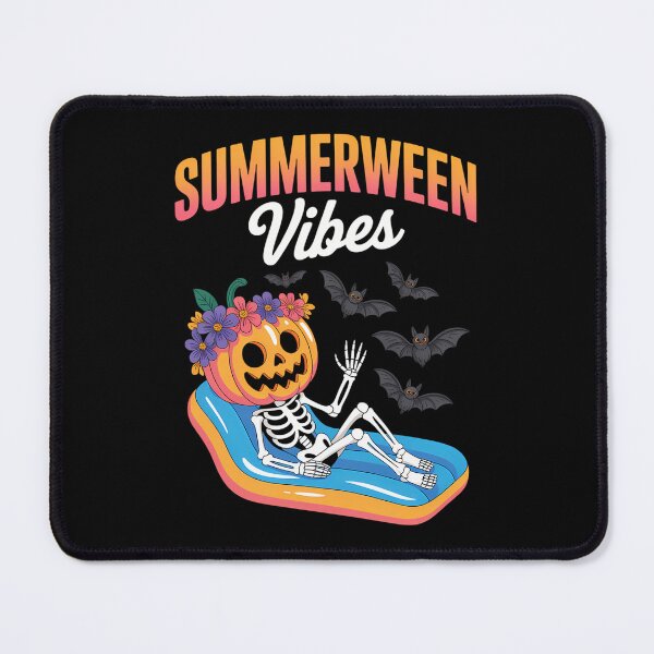 Item preview, Skeleton Pumpkin Summer Vacation Halloween designed and sold by DoorwayThreads.
