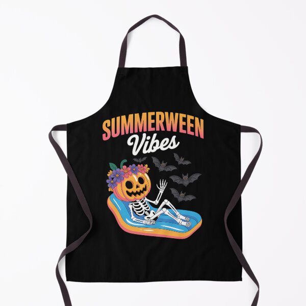 Item preview, Skeleton Pumpkin Summer Vacation Halloween designed and sold by DoorwayThreads.