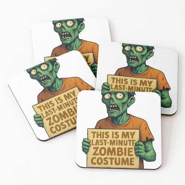 Item preview, Last-Minute Zombie Costume – Funny Halloween Shirt for Undead Procrastinators designed and sold by SnarkyTextStudiO.