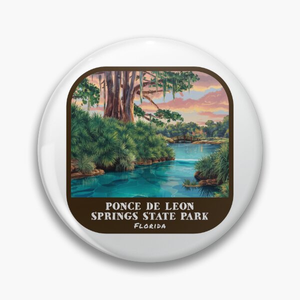 Item preview, Vintage Ponce de Leon Springs State Park (Florida State Park) designed and sold by RabbitK.